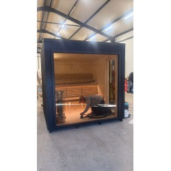 Udendørs sauna Cube 235x235x250cm