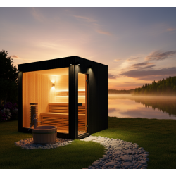 Udendørs sauna Cube 235x235x250cm