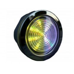 Vandtæt LED-lampe Ø50 mm til belysning i vildmarksbad og spa