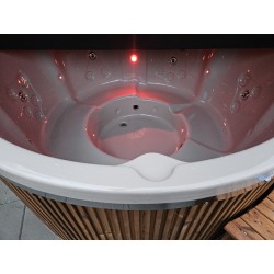 Vandtæt LED-lampe Ø50 mm til belysning i vildmarksbad og spa