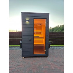 HYG-GE CUBE MINI isoleret udendørs sauna til 1-2 personer