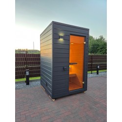 HYG-GE CUBE MINI isoleret udendørs sauna til 1-2 personer