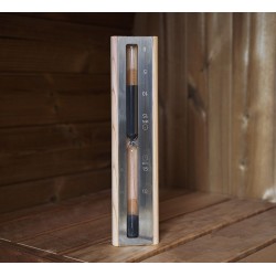 SAUFLEX Sandur i Cedertræ til Sauna, 15 min