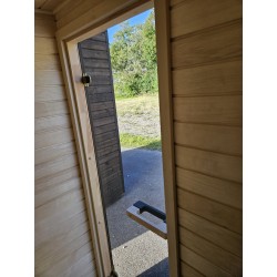 Udendørs sauna HYG-GE CUBE MINI til 2 personer