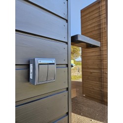 Udendørs sauna HYG-GE CUBE MINI til 2 personer
